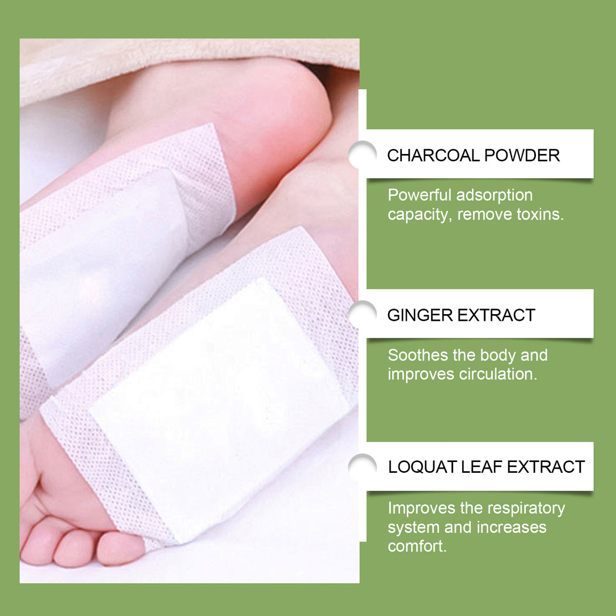 Charcoal Foot Patches